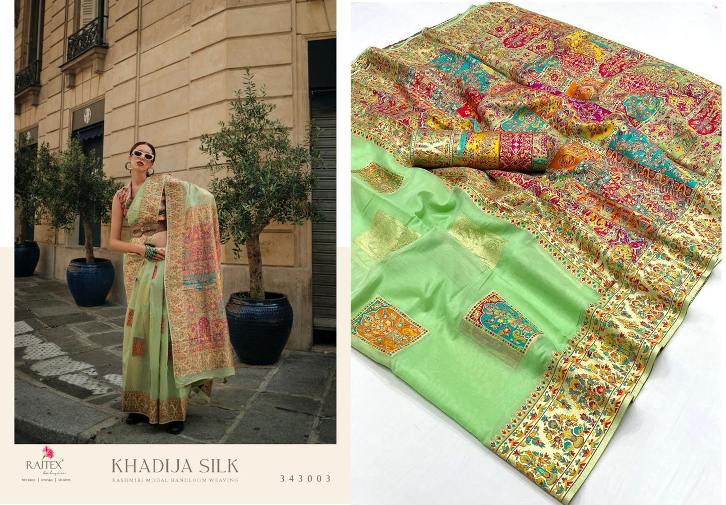343003 Khadija Rajtex Sarees