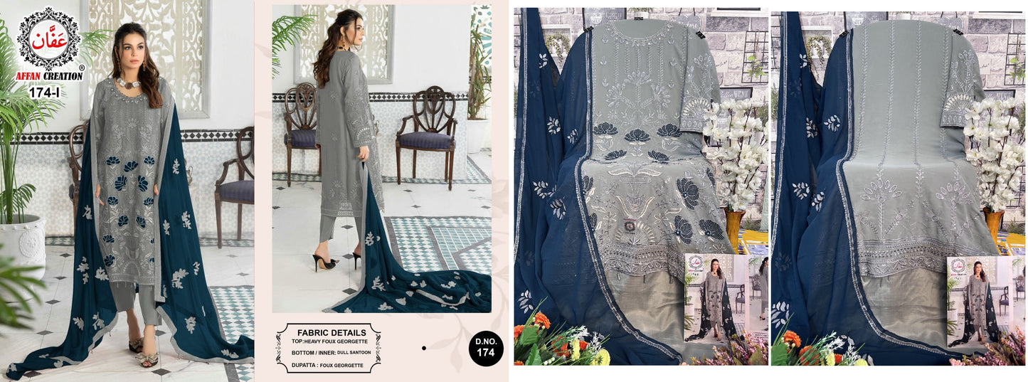 174I Affan Creation Pakistani Salwar Suits