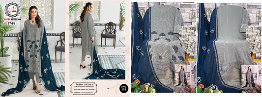 174I Affan Creation Pakistani Salwar Suits