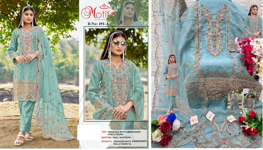 491A Motifz Pakistani Salwar Suits