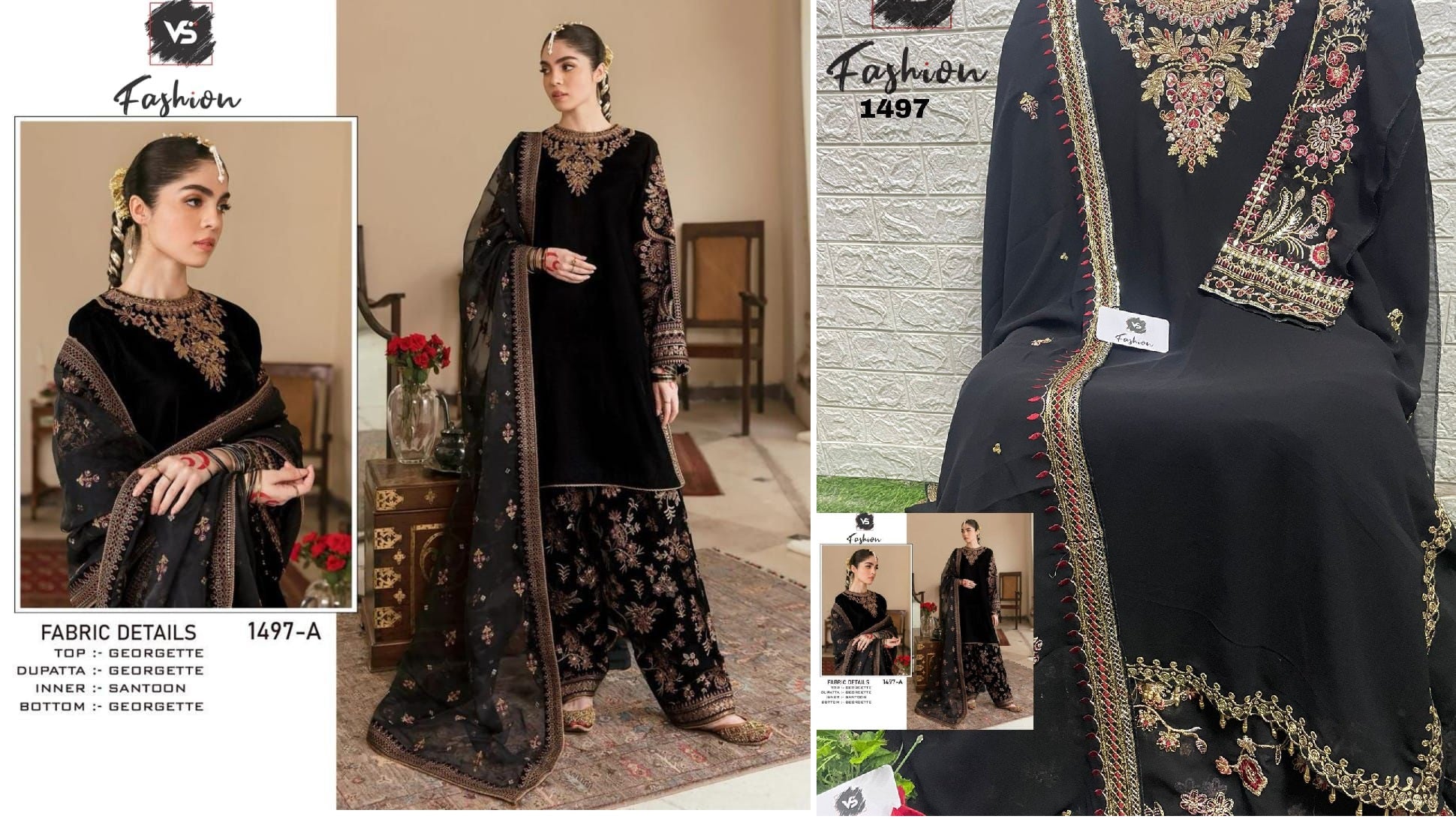 1497A Vs Fashion Pakistani Salwar Suits