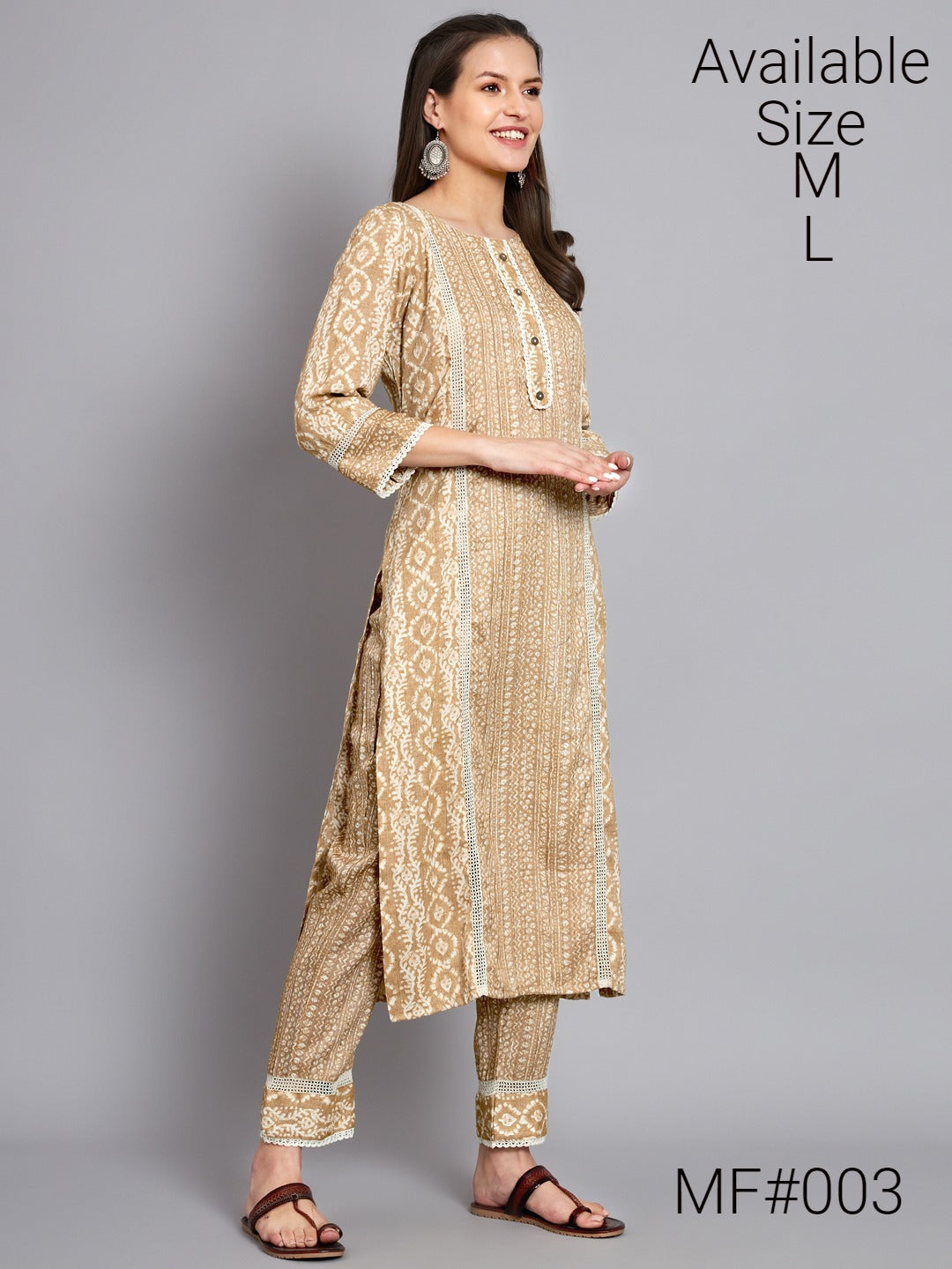 Mf003 Msm Kurti Pant Set