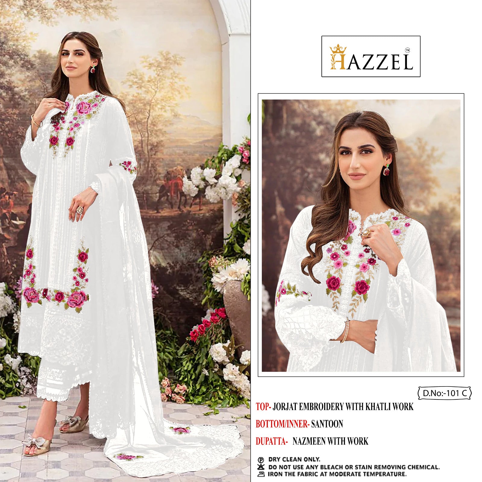 101C Hazzel Pakistani Salwar Suits
