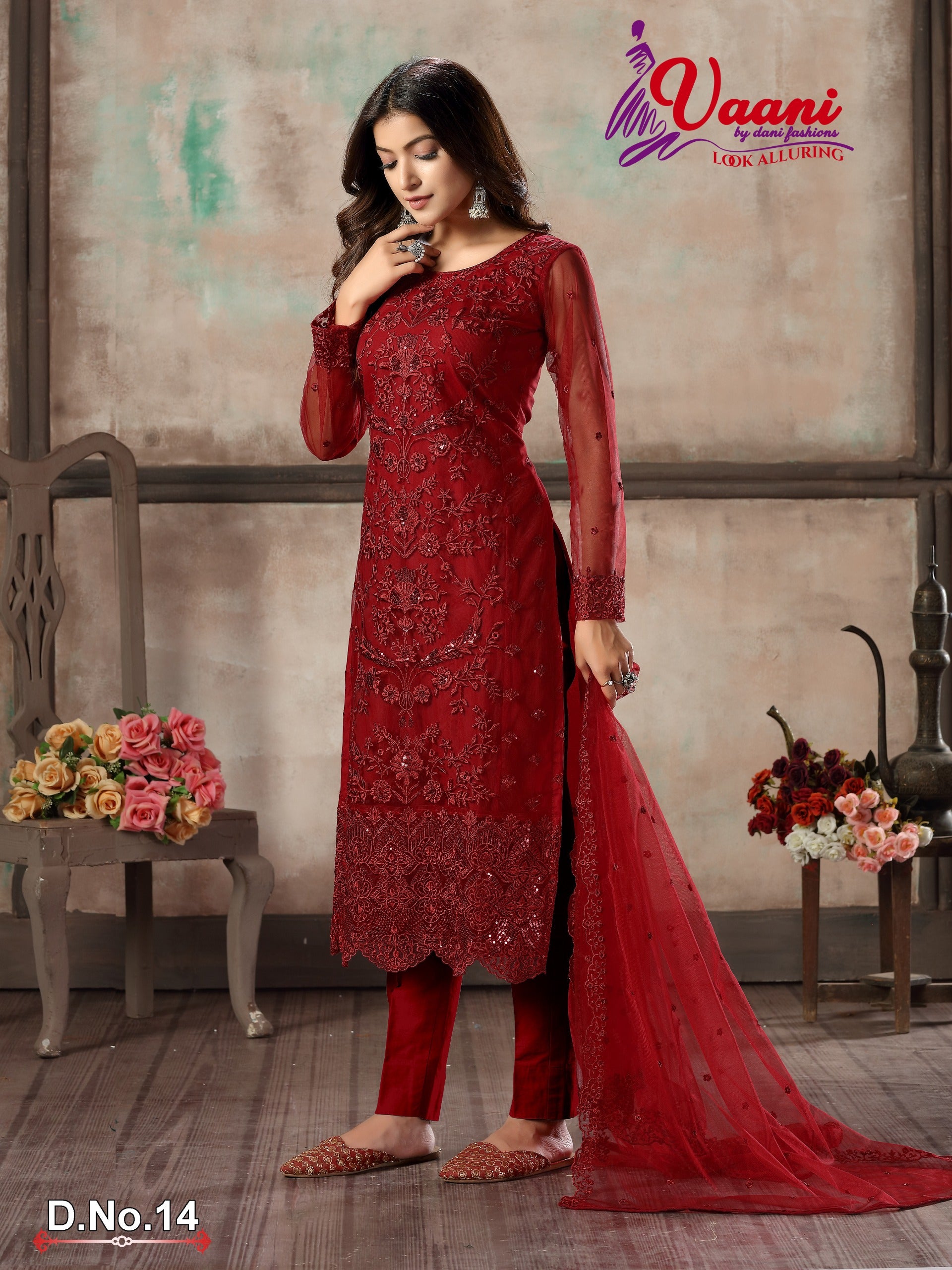 14 Vaani Vol 1 Dani Fashion Pakistani Salwar Suits