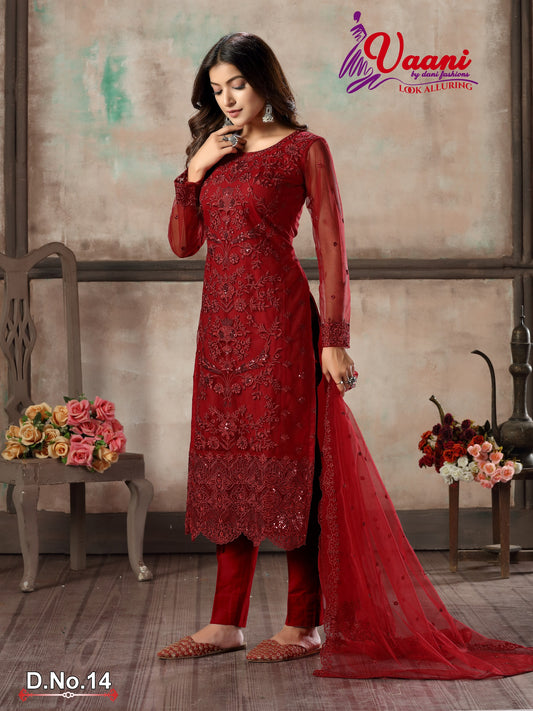 14 Vaani Vol 1 Dani Fashion Pakistani Salwar Suits