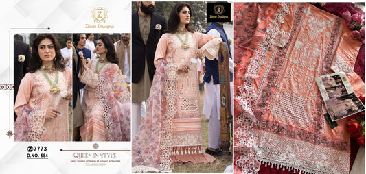 584 Ziaaz Designs Pakistani Salwar Suits