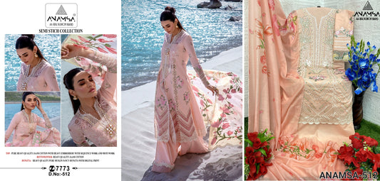 512 Anamsa Pakistani Salwar Suits