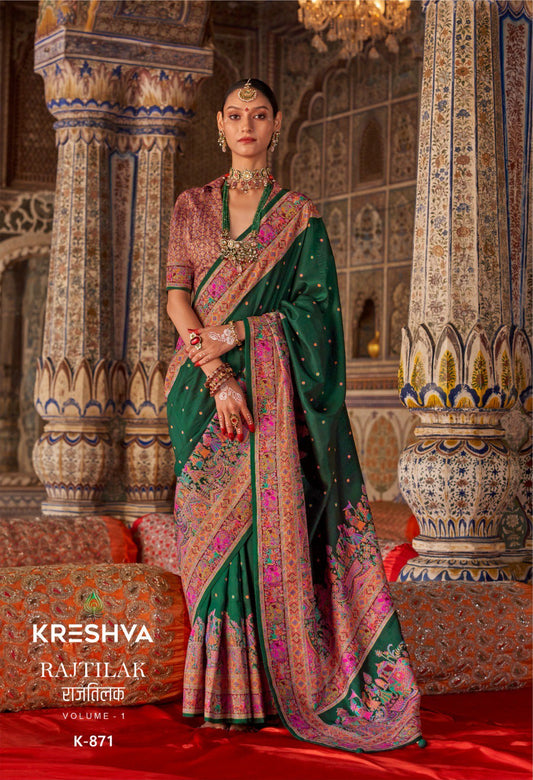 871 Rajtilak Kreshva Pv Silk Sarees