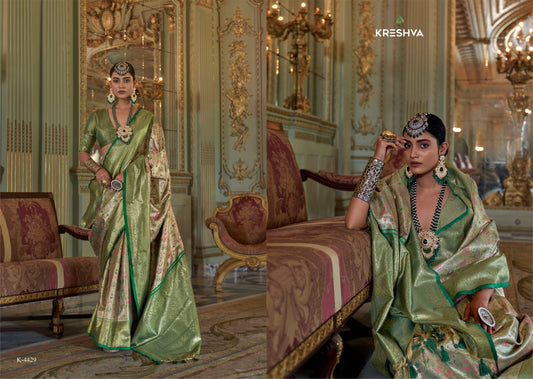 4429 Aakarshan Kreshva Pv Tissue Sarees
