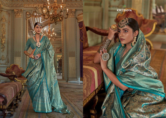 4431 Aakarshan Kreshva Pv Tissue Sarees