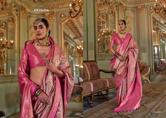 4434 Aakarshan Kreshva Pv Tissue Sarees