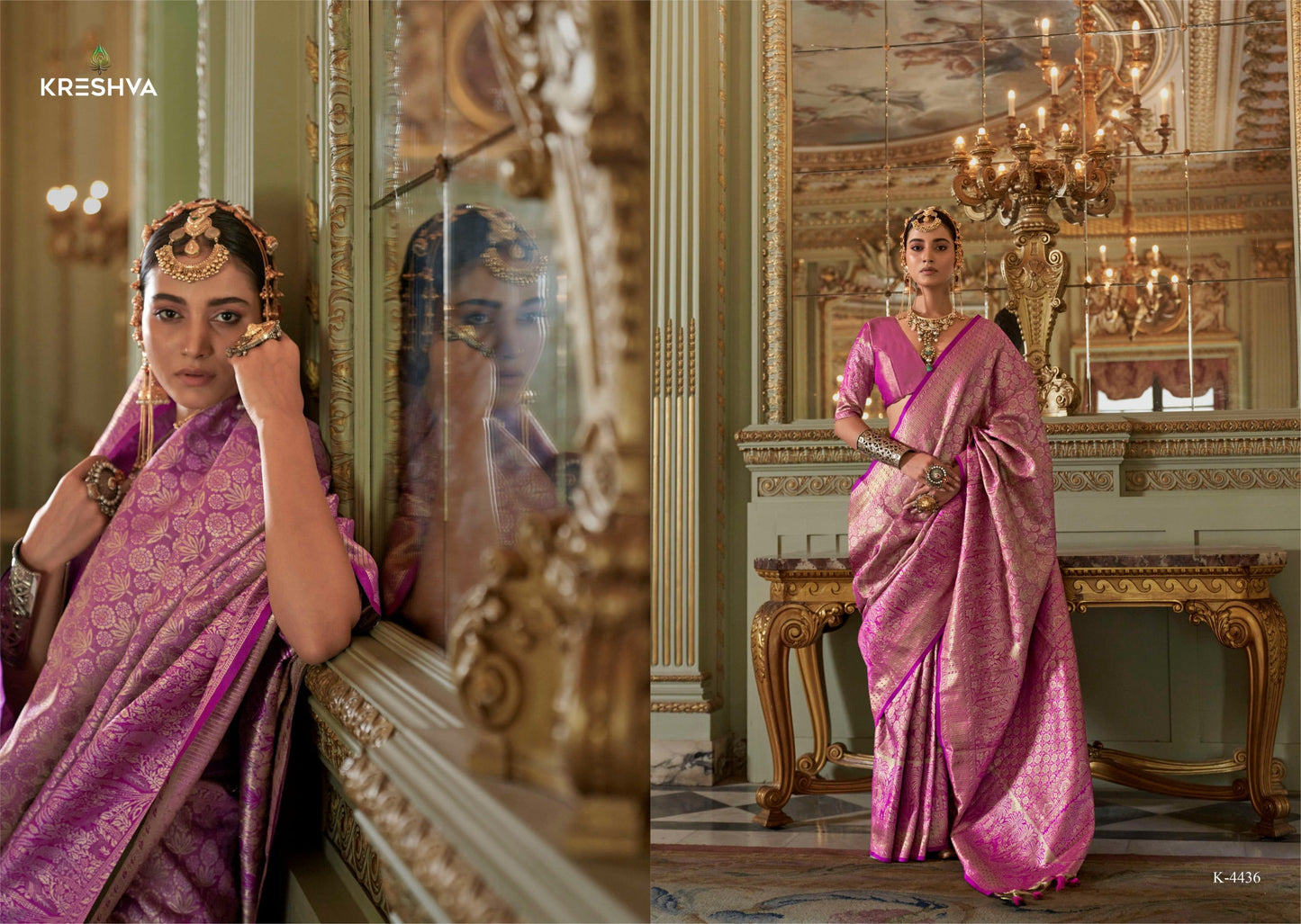 4436 Anupa Kreshva Pv Tissue Sarees