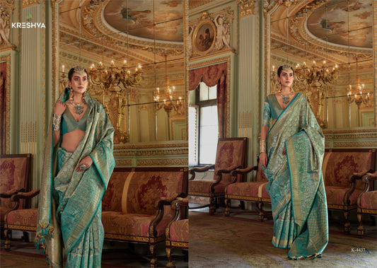 4437 Anupa Kreshva Pv Tissue Sarees