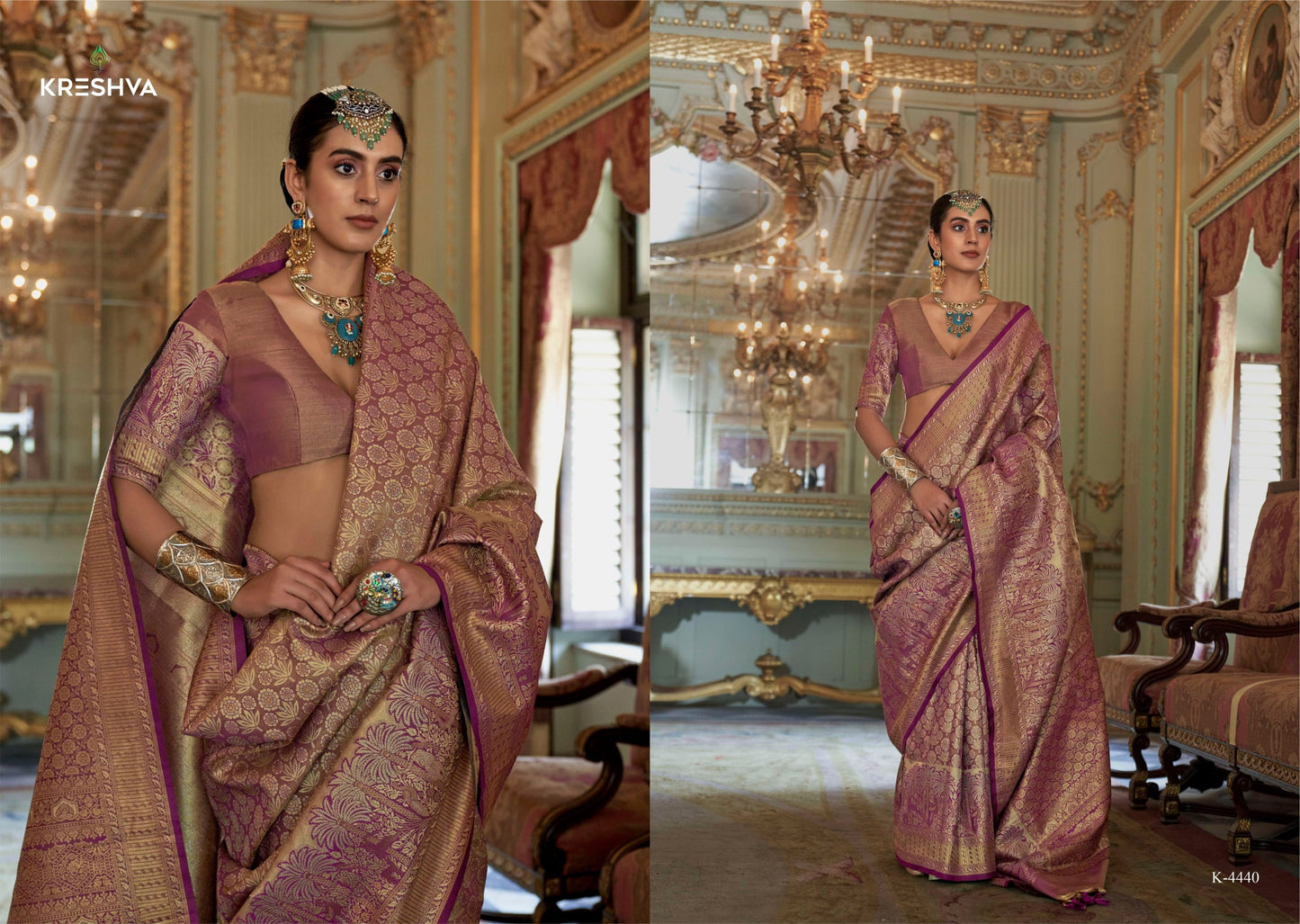 4440 Anupa Kreshva Pv Tissue Sarees
