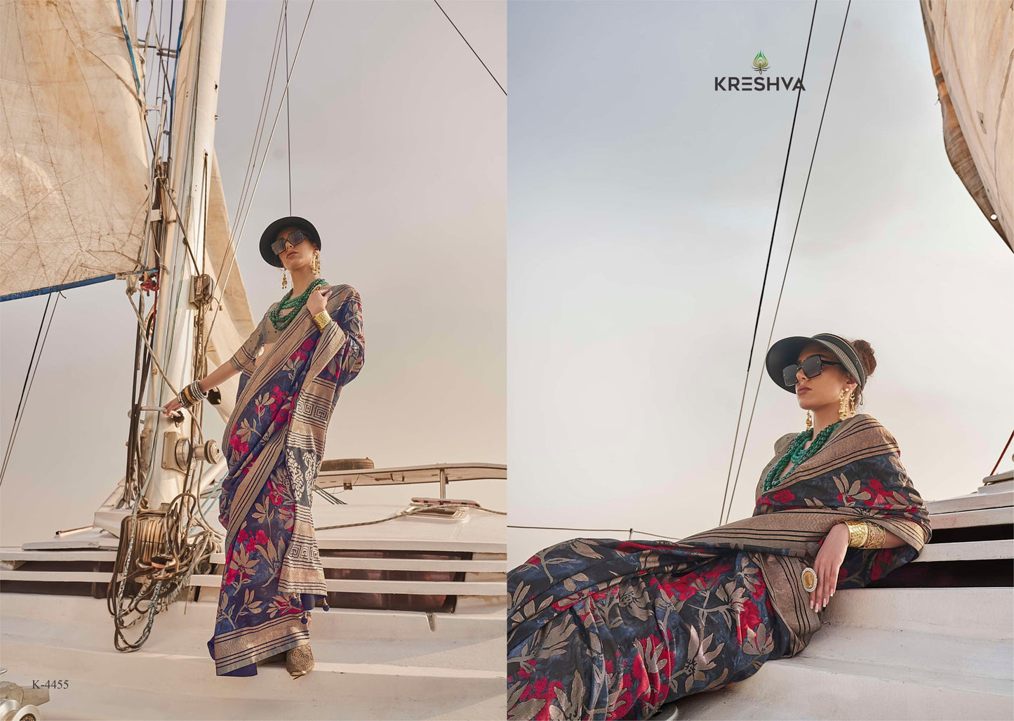 4455 Magazine Kreshva Georgette Sarees