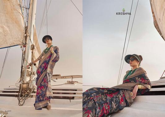 4455 Magazine Kreshva Georgette Sarees