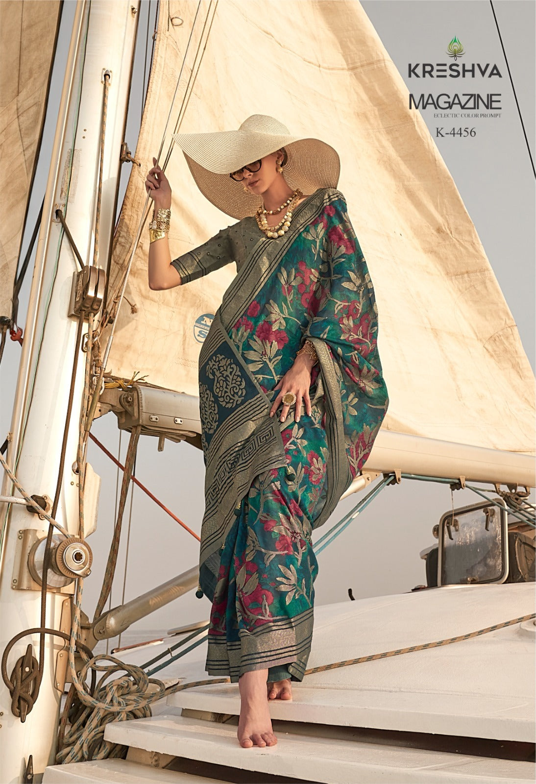 4456 Magazine Kreshva Georgette Sarees