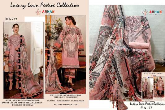 A-17 Arhan Fab Pakistani Salwar Suits