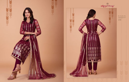 230 Zehra Vol 3 Narayani Fashion House Unstitched Suits