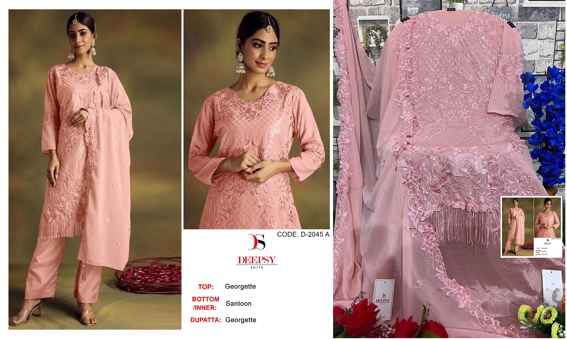 2045A Deepsy Pakistani Salwar Suits