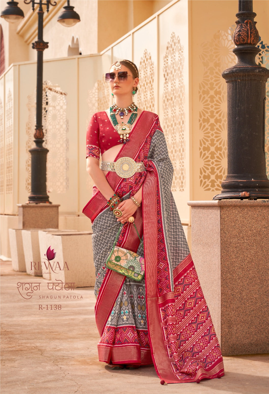 1138 Shagun Patola Rewaa Sarees