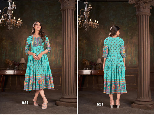 651 Moon Night Jivora Kurti
