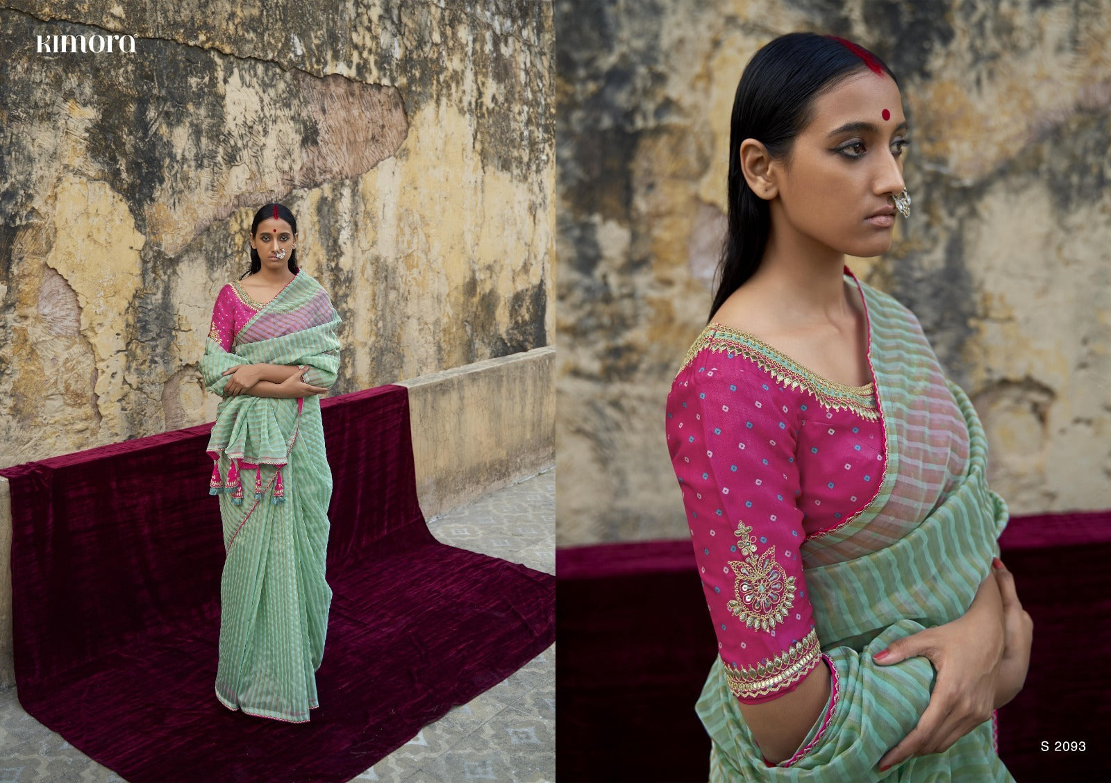 2093 Miraan Kimora Sarees