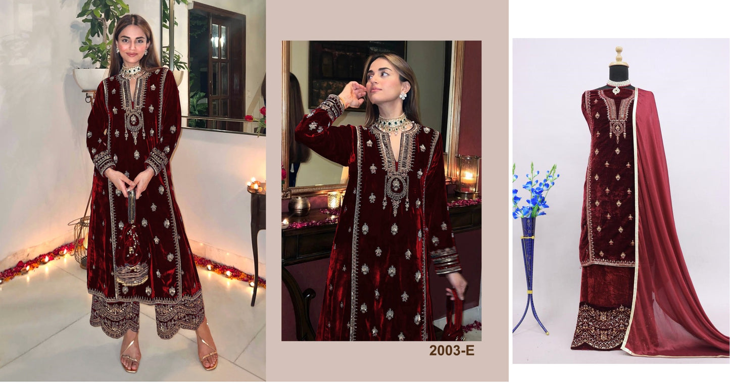 2003E Safa Creation Pakistani Salwar Suits
