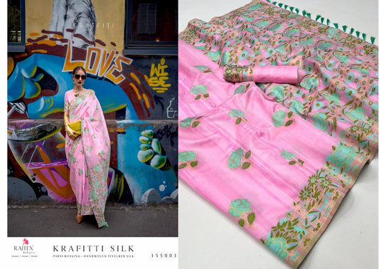 355003 Krafitti Rajtex Sarees
