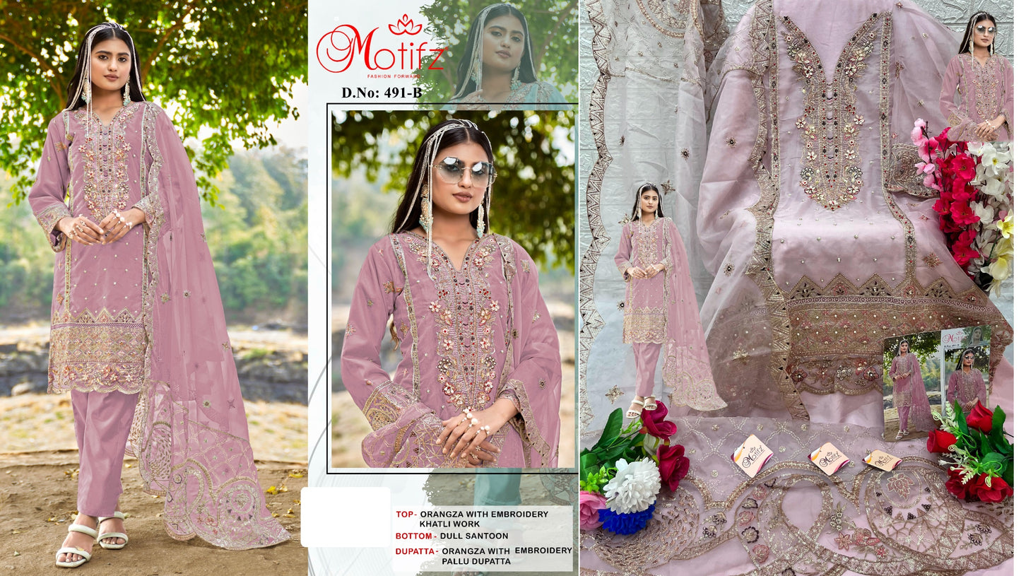 491B Motifz Pakistani Salwar Suits