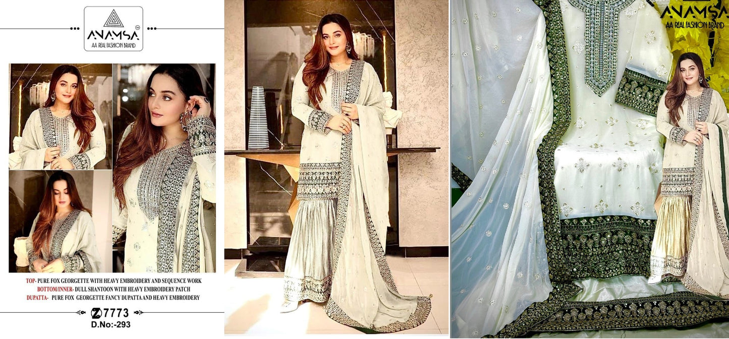 293 Anamsa Pakistani Salwar Suits