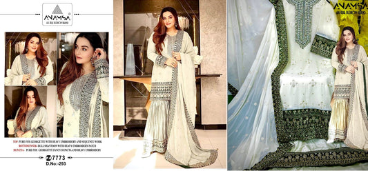 293 Anamsa Pakistani Salwar Suits