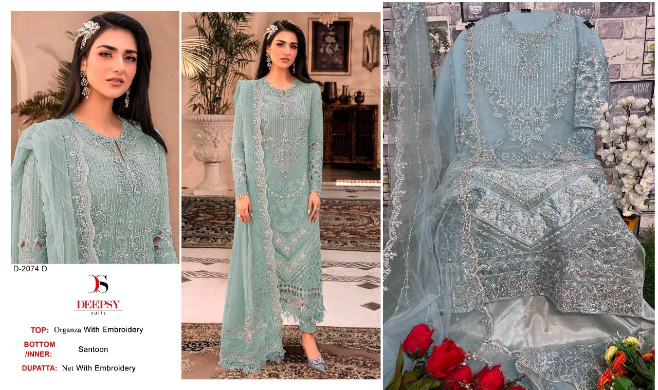2074D Deepsy Pakistani Salwar Suits