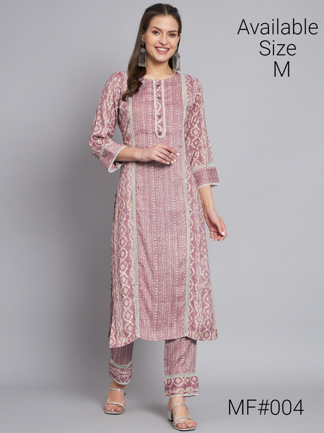 Mf004 Msm Kurti Pant Set