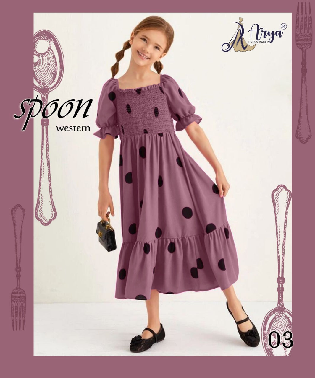 03 Spoon Adm Girls Western Dress