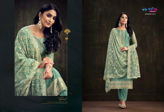 5492 Arriana Vipul Unstitched Suits