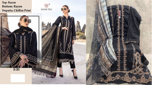 281A Hoor Tex Pakistani Salwar Suits