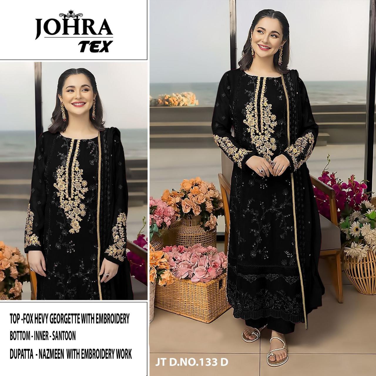Jt-133D Johra Tex Pakistani Salwar Suits