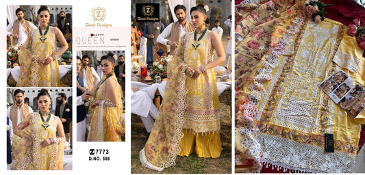 586 Ziaaz Designs Pakistani Salwar Suits