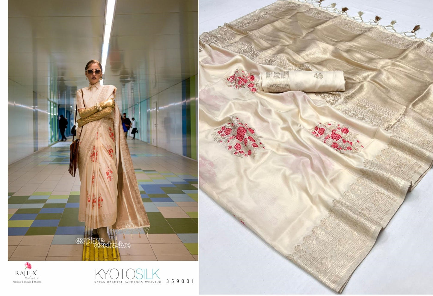 359001 Kyoto Silk Rajtex Sarees