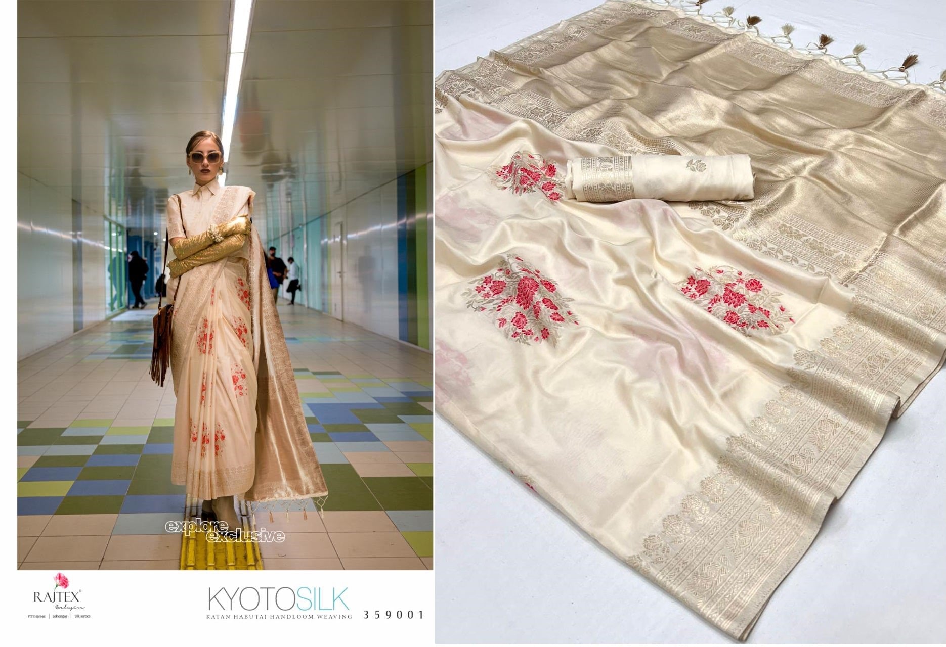 359001 Kyoto Silk Rajtex Sarees