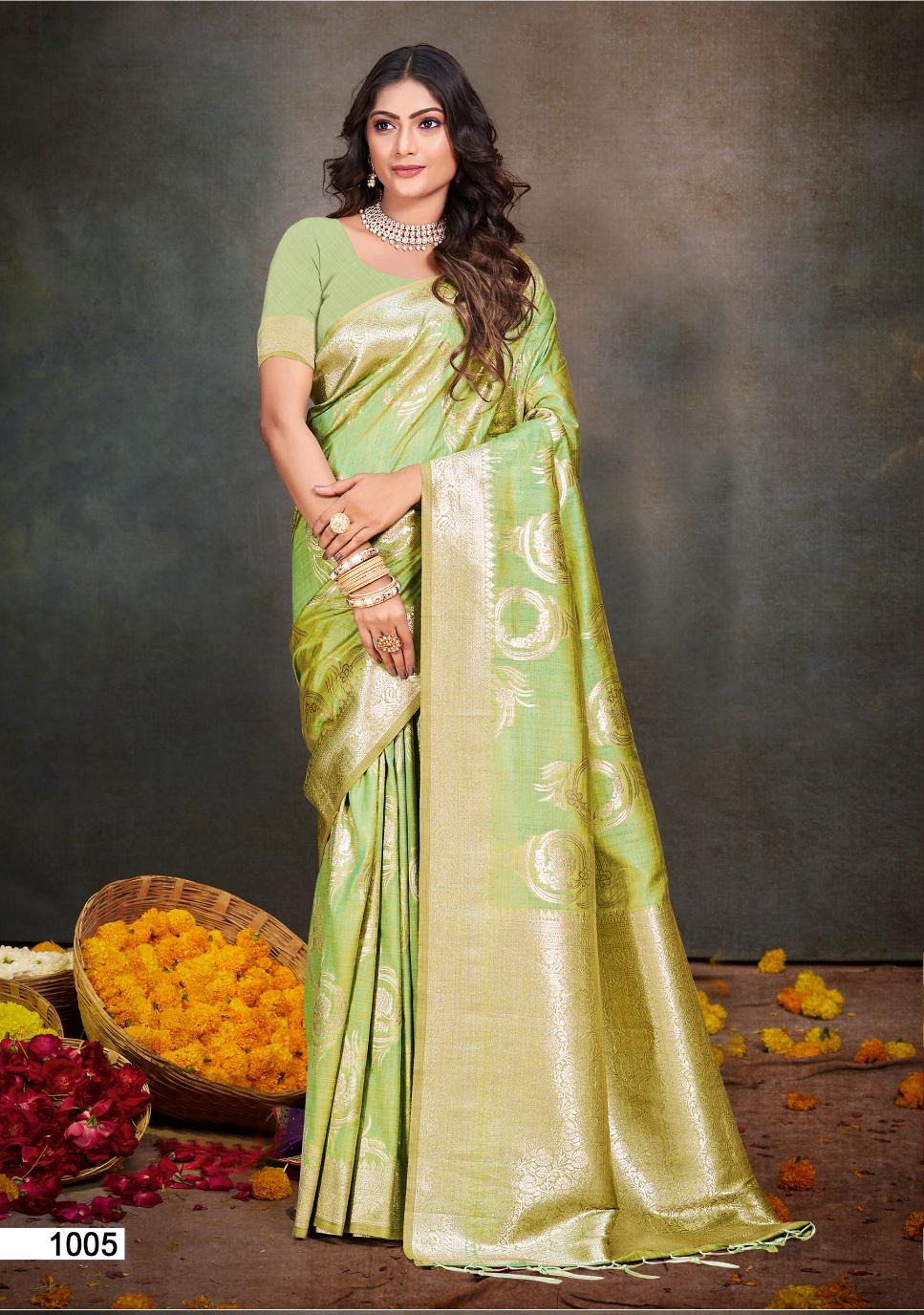 1005 Anubhuti Vol 1 Bunawat Sarees