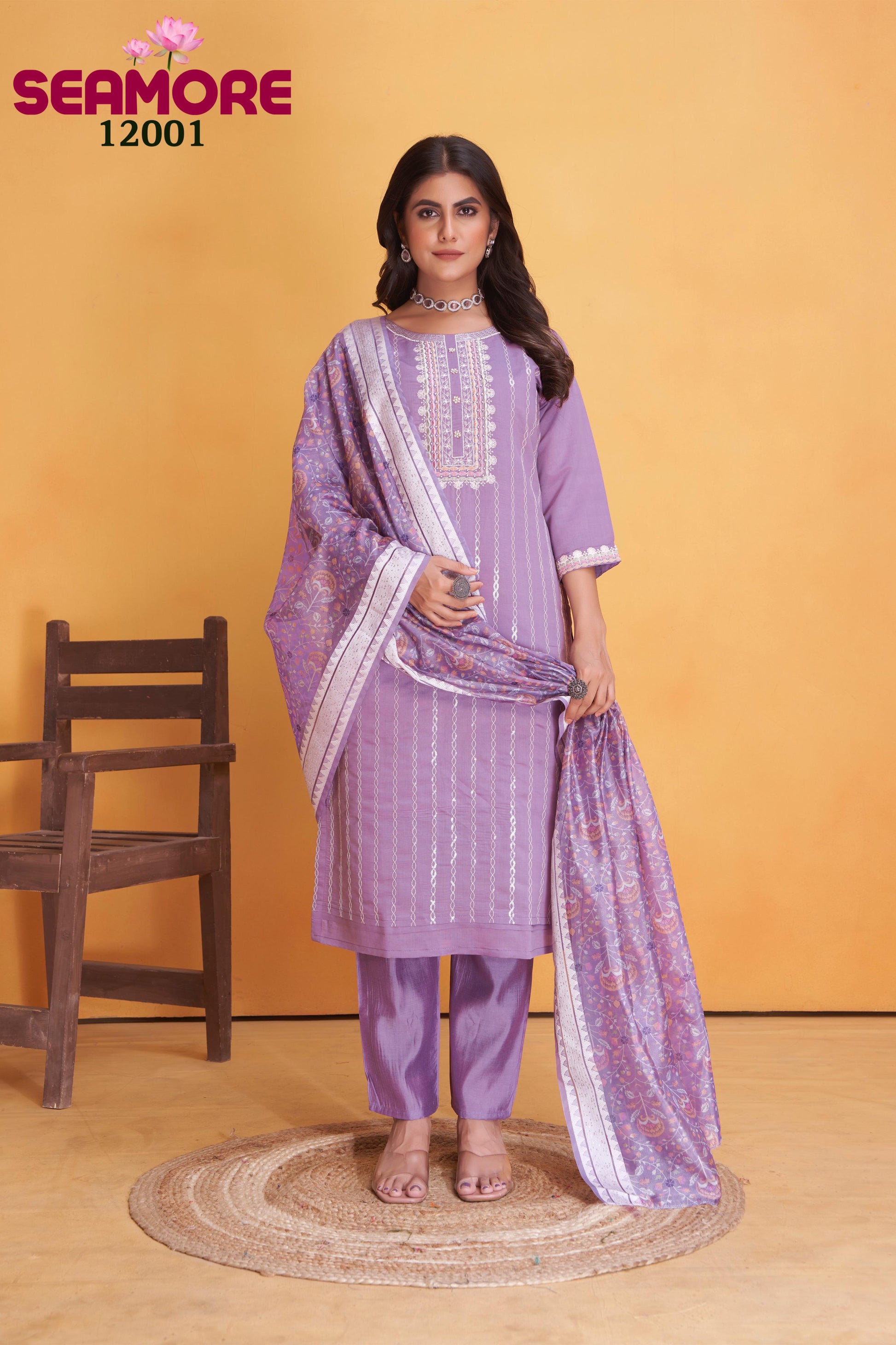 12001 Savariya Seamore Readymade Suits