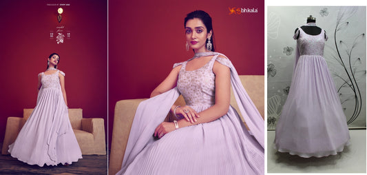 4972 Flory Vol 41 Shubhkala Gown Dupatta Set