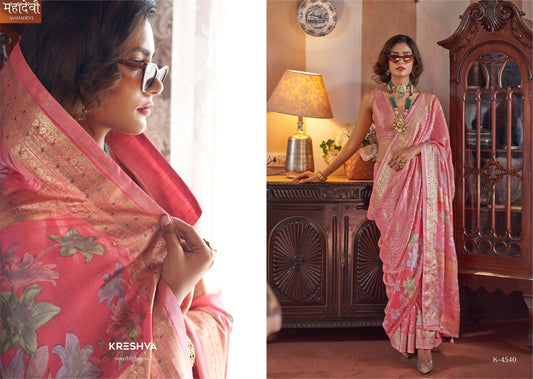 4540 Mahadevi Kreshva Georgette Sarees