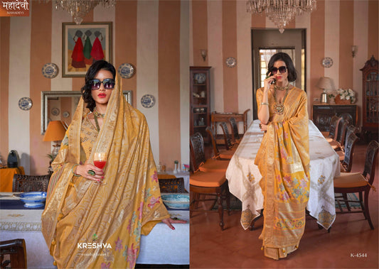 4544 Mahadevi Kreshva Georgette Sarees