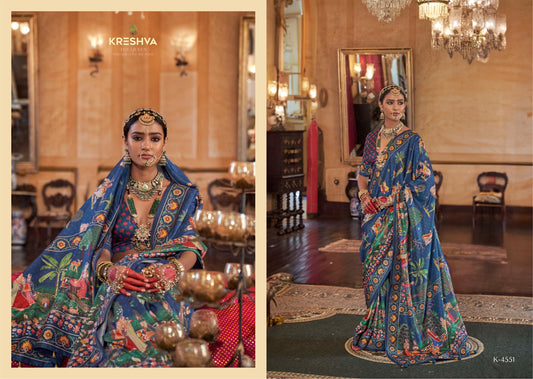 4551 Irawati Kreshva Pv Silk Sarees