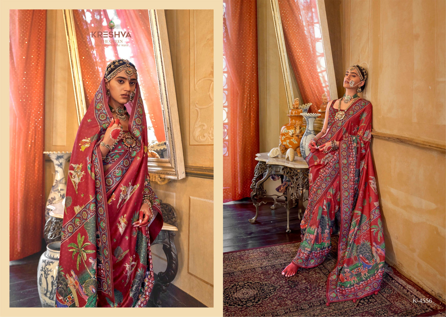 4556 Irawati Kreshva Pv Silk Sarees