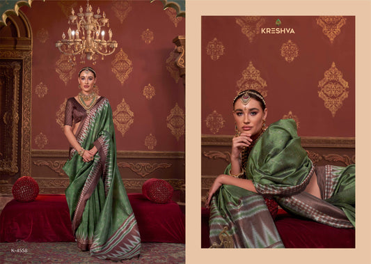 4558 Takshshila Kreshva Pc Silk Sarees