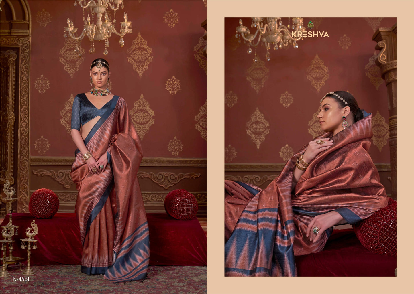 4561 Takshshila Kreshva Pc Silk Sarees